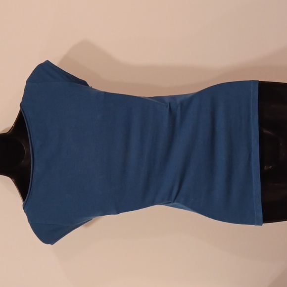 DKNY Jeans Y2K Jewel Logo Scoop Neck Fitted Tee- Sz. XS - Picture 8 of 9